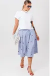 Костюм Anastasia 1248-1 бело-голубой