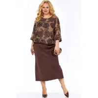 Костюм 2448 коричневый