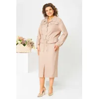 Костюм Асолия 1481 бежевый Костюм Асолия 1481 бежевый