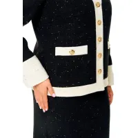Костюм VI ORO 1211-4 черный