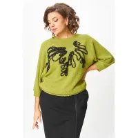 Костюм Michel Chic 1407 салатово-чёрный