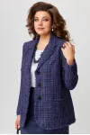 Костюм FITA 1771 Плеяна сине-баклажановый
