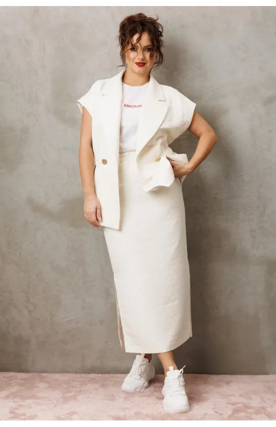 Костюм Anastasia 1305 молочный