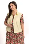 Костюм Alani 2368 бежевый+цветы