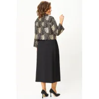 Костюм Svetlana Style 2181 черный+рыжий