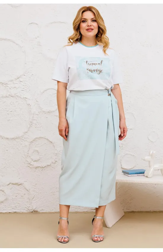 Костюм Michel Chic белый + бежевый