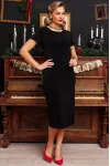 Костюм Мода-Юрс черный в узор