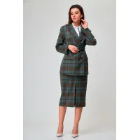 Костюм Anelli 1147 пихта + клетка