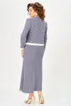 Костюм Svetlana Style 2332 синий_узор+белый