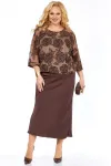 Костюм 2448 коричневый