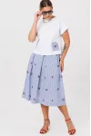 Костюм Anastasia 1248-1 бело-голубой