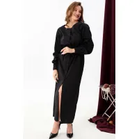 Костюм NikVa 942-1 чёрный+серая клетка