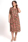 Костюм Alani 2368 бежевый+цветы