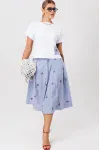 Костюм Anastasia 1248-1 бело-голубой