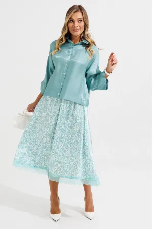 Костюм Anastasia 1322 бирюзовый