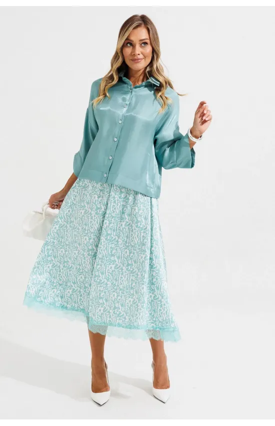Костюм Anastasia 1322 бирюзовый