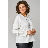 Костюм Кокетка и К 1194 белый+черный