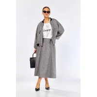 Костюм Милора-стиль 1384 серый