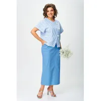Костюм Michel Chic 1422 голубой+полоска