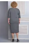 Костюм Lady Style Classic Полуночно-синий  с молочным