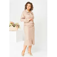 Костюм Асолия 1481 бежевый Костюм Асолия 1481 бежевый