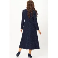 Костюм Svetlana Style 2174 темно-синий в горох