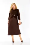 Костюм Элль-стиль 2452 шоколад