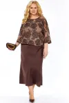 Костюм 2448 коричневый