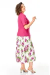 Костюм Michel Chic 1459 малина, цветы