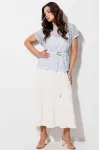 Костюм MisLana 1320 голубой-молочный Костюм MisLana 1320 голубой-молочный