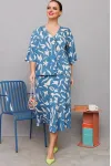 Костюм Мублиз 244 голубой+белый