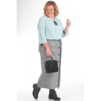 Костюм Pretty 762 бирюза+серый