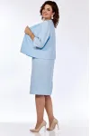 Костюм SVT-fashion 602 голубой жакард