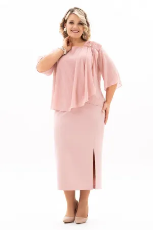 Костюм ALGRANDA 4125-3 Пудра