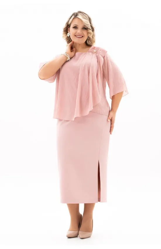 Костюм ALGRANDA 4125-3 Пудра