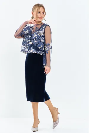 Костюм Euromoda 660 синий