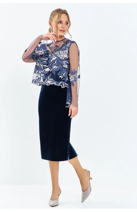 Костюм Euromoda 660 синий