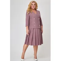 Костюм Svetlana Style синий+горох