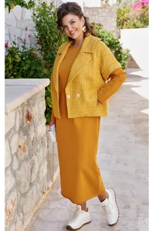 Костюм VITTORIA QUEEN дизайн клетка зеленый