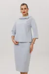 Костюм Anastasia 1163 серо-голубой Костюм Anastasia 1163 серо-голубой