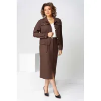 Костюм Асолия 1507-1 коричневый Костюм Асолия 1507-1 коричневый