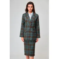 Костюм Anelli 1147 пихта + клетка