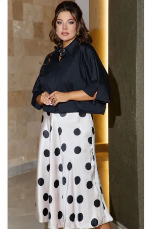 Костюм VITTORIA QUEEN диз. черный+молочный