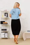 Костюм Ladis Line голубой + молочный