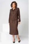 Костюм Асолия 1507-1 коричневый Костюм Асолия 1507-1 коричневый