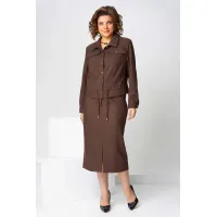Костюм Асолия 1507-1 коричневый Костюм Асолия 1507-1 коричневый