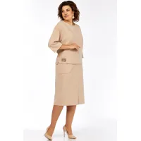 Костюм Элль-стиль 2441 бежевый