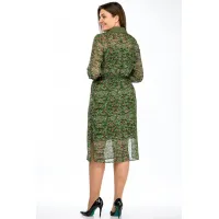 Костюм Lady Style Classic 1922/2 зеленый с малиновым