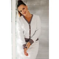 Костюм Галеан Cтиль 903 филетовый орнамент