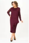 Костюм Кокетка и К 1336 бордовый Костюм Кокетка и К 1336 бордовый